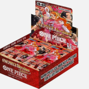 Extra Booster: Heroines Edition [EB-03] Booster Box (English) Celebrate the leading ladies of the Grand Line with Extra Booster: Heroines Edition [EB-03], now available at MintPress Art Studio & Gift Shop. We’re one of the only spots in Berkeley consistently stocking One Piece, even while many local card shops remain sold out. This fan-favorite set is loaded with collector heat — headlined by the ultra-rare Uta (Manga Alt Art) [EB03-061], widely viewed as the crown jewel of EB-03 thanks to its dramatic black-and-white manga styling and extremely low pull rate. Close behind is the elegant Boa Hancock (SP) [EB03-026], a top-tier parallel card prized by both collectors and competitive players. ✨ Limited supply 🎴 English booster box 📍 In-store pickup at MintPress (Berkeley)